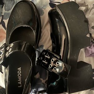 Dolls Kill x Lamoda, Black Survivor Platform Creepers, Size: US Women’s 8